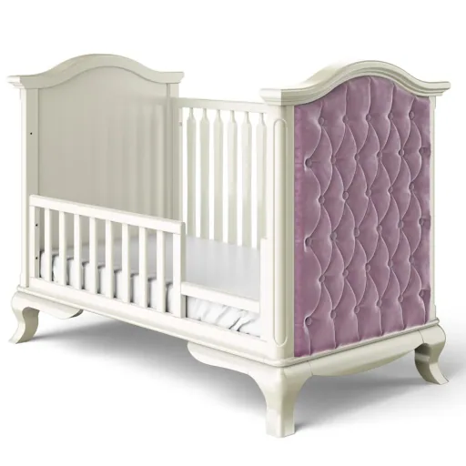 Romina Cleopatra Babybett gepolstert