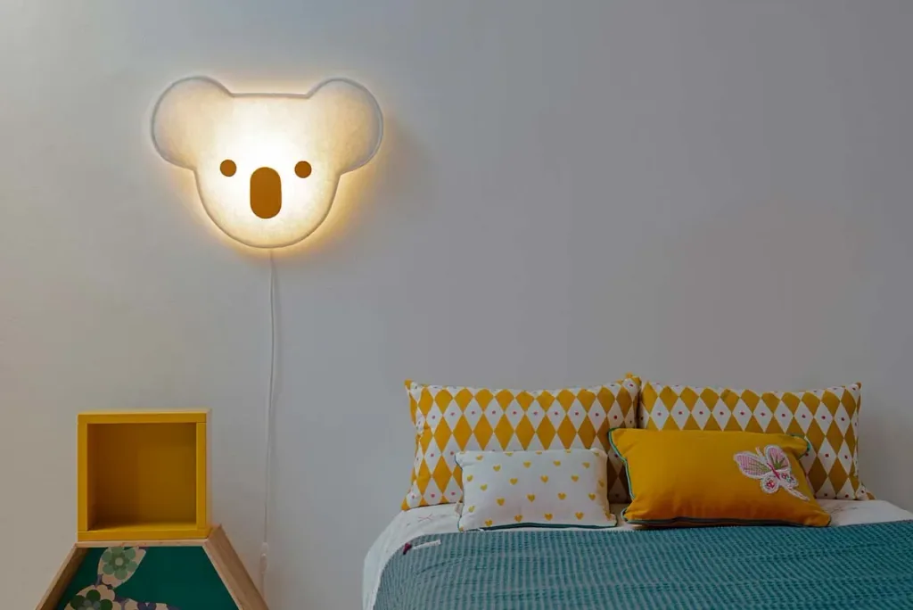 Buokids Soft Wandlampe Koala Bär senf gelb