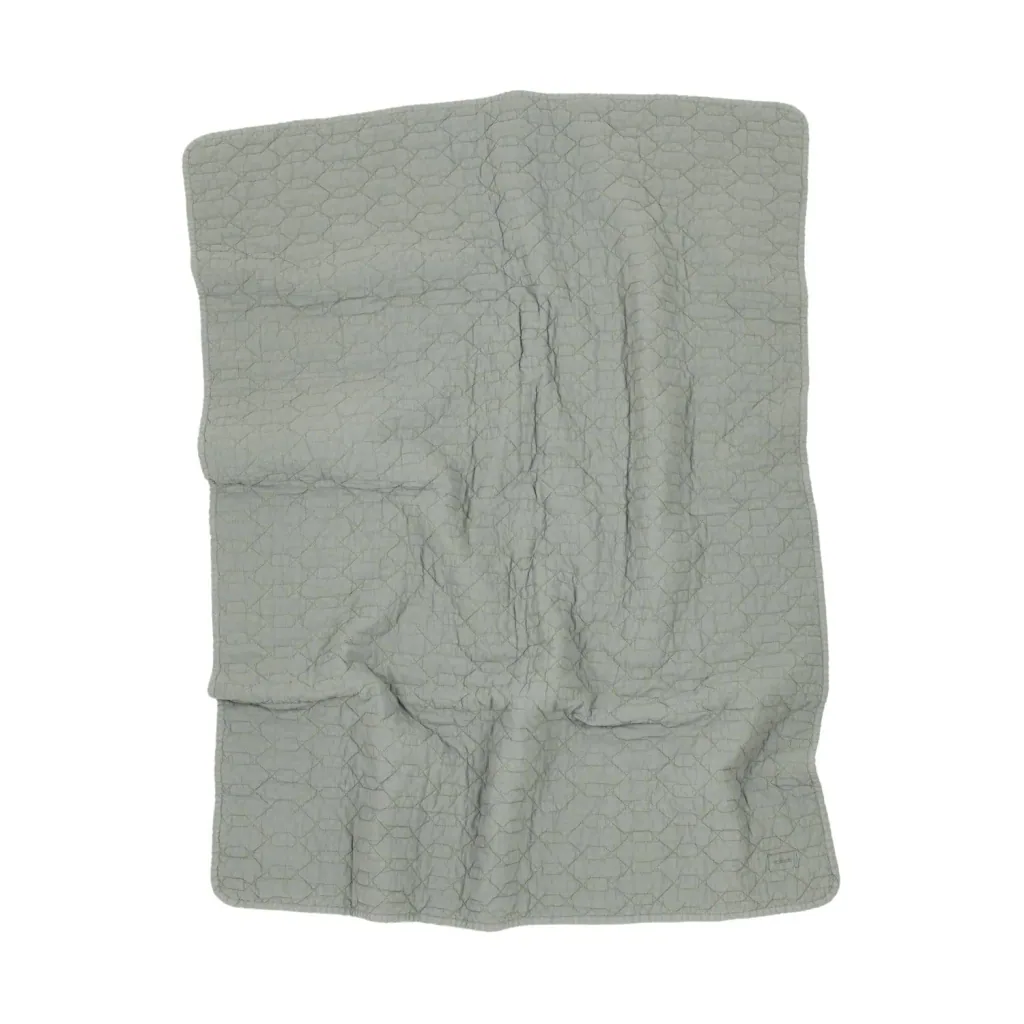 Nobodinoz WABI SABI Babydecke, Baumwolldecke, Kinderdecke, 100 x 135 cm, Farbe: Azurblau