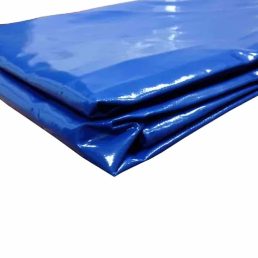 Abdeckplane PVC 650 g/m² blau 5x8m (40m²), wasserdicht und reißfest