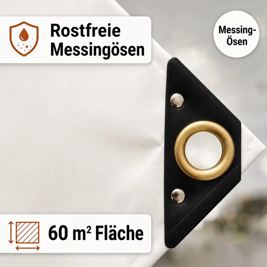 Abdeckplane, Gewebeplane 650 g/m² PVC Plane, 6x10m wasserdicht & reißfest