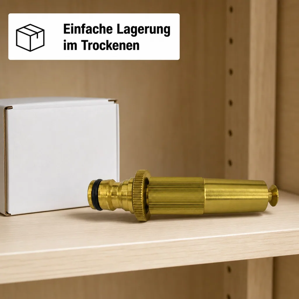 Gartenspritze, Messing Gartenspritze, Stecksystem
