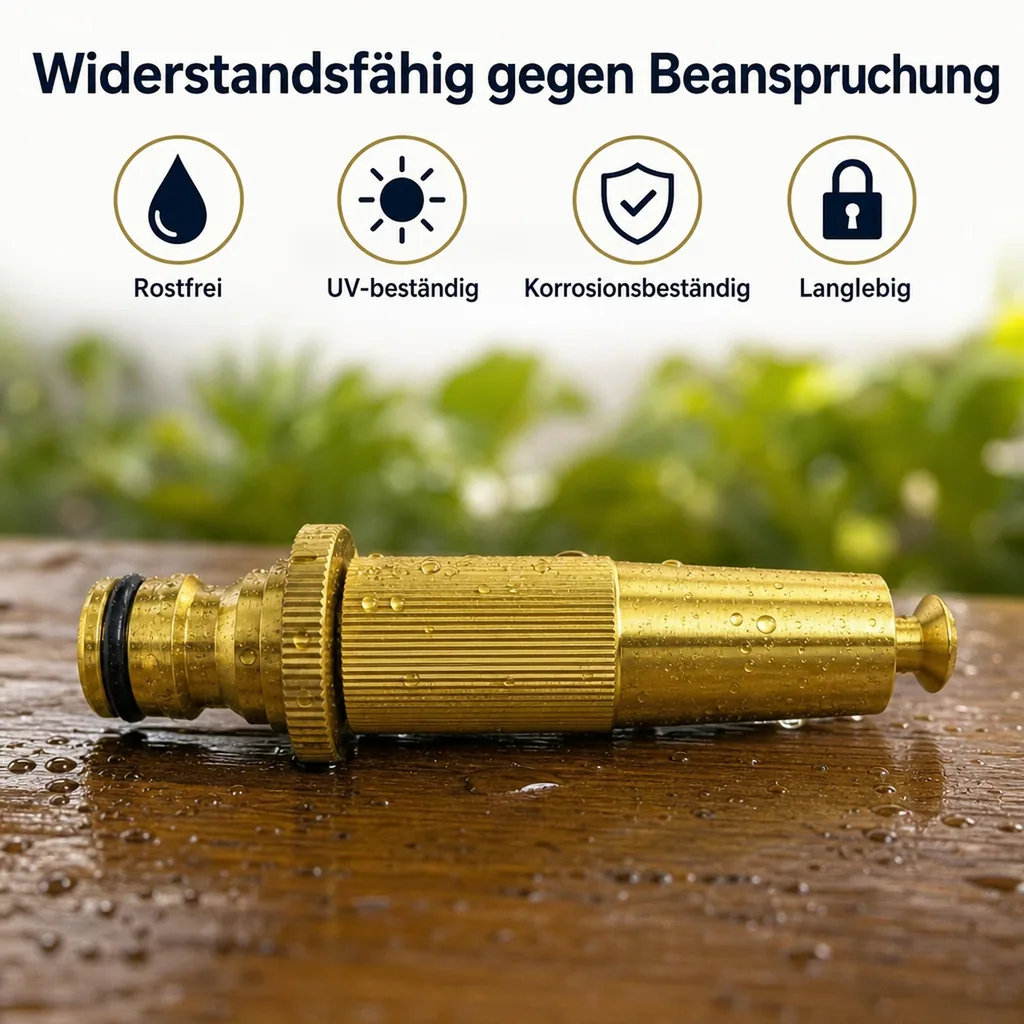 Gartenspritze, Messing Gartenspritze, Stecksystem