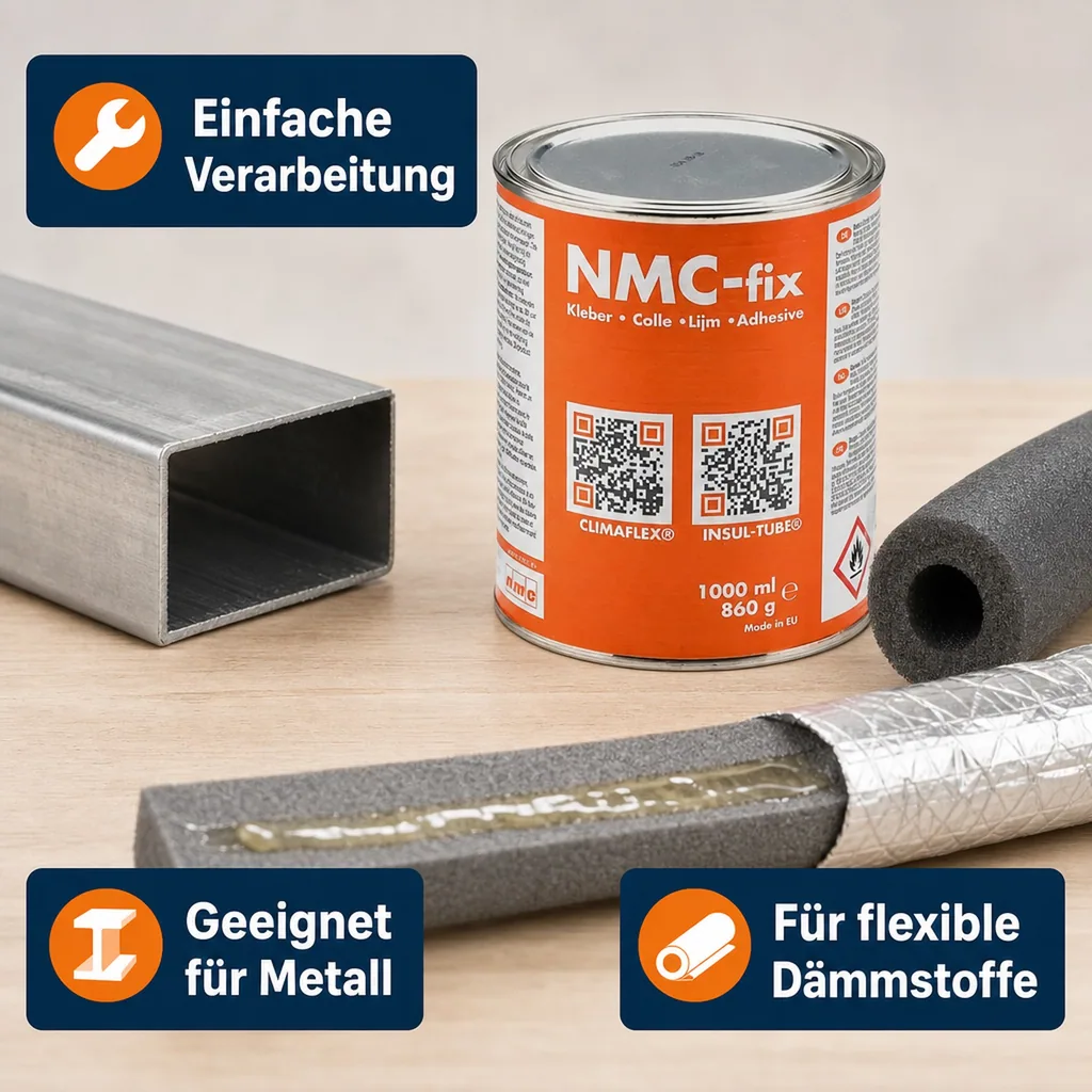 Kontaktkleber, Kleber Metall, Dämmstoffkleber, 1000ml