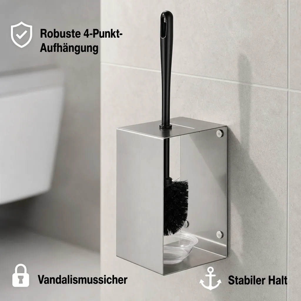 Toilettenbürstenhalter Edelstahl - CLT-CS