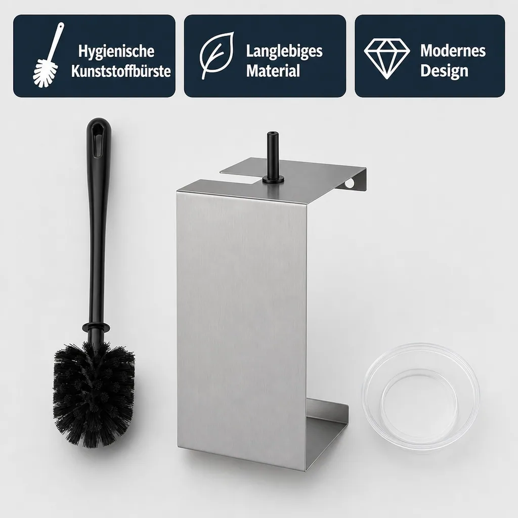 Toilettenbürstenhalter Edelstahl - CLT-CS