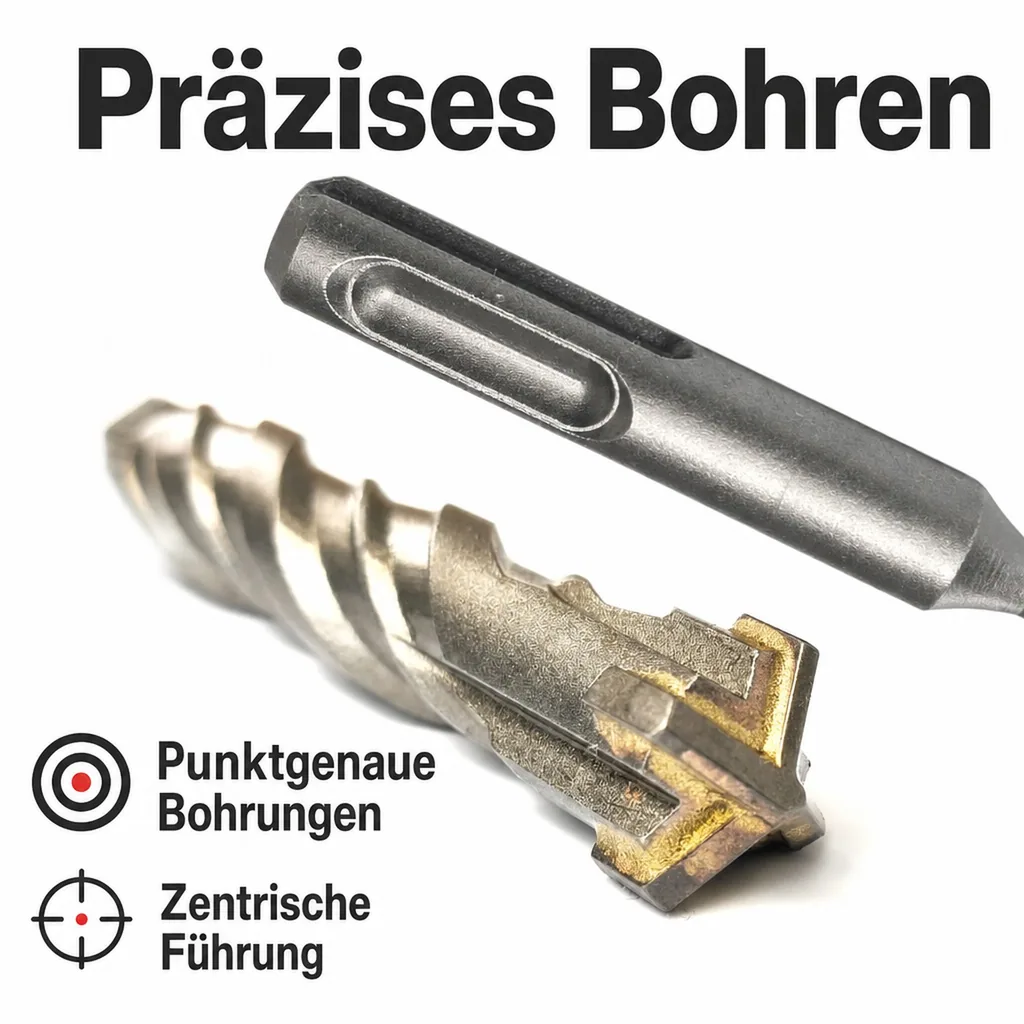 Hammerbohrer SDS Plus, 10mm, 4-Schneider, Betonbohrer