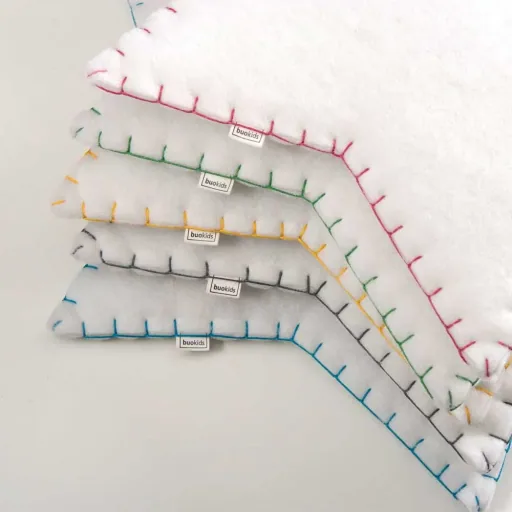 Buokids Softlampe Nachtlicht/Wandlampe Stern, Ausführung: Schnur & Stecker; Farbe der Naht: gelb