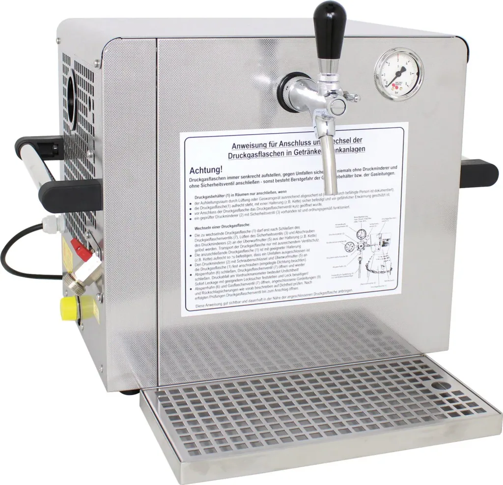 Zapfanlage, Bierzapfanlage - Trockenkühlgerät, 53 Liter/h, 1-leitig