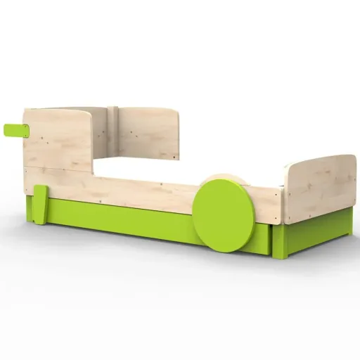 Mathy by Bols Einzelbett "Discovery" mit Bettschublade, Farbe Elemente: basalt grey