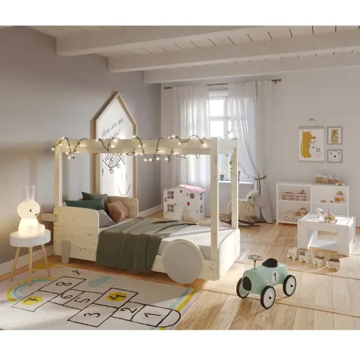Mathy by Bols Himmelbett "Discovery", Farbe Elemente: cement grey