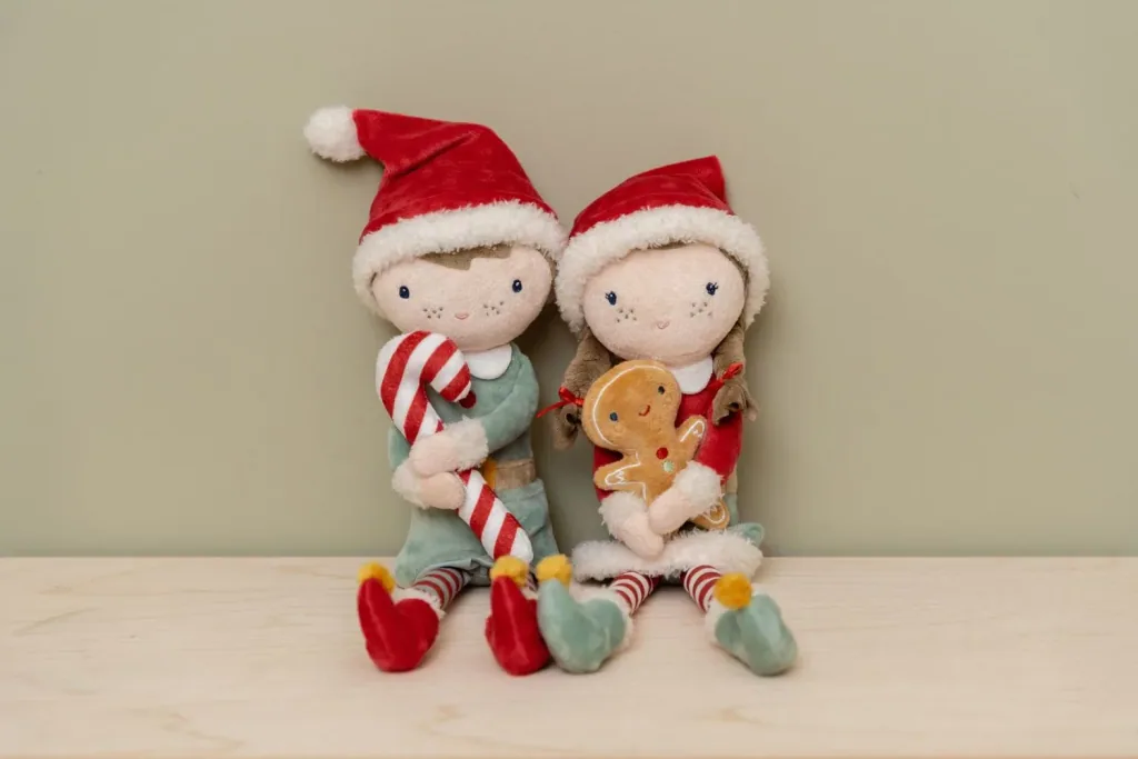 Little Dutch Stoffpuppe, Kuschelpuppe, Weihnachtspuppe - Jim 35 cm