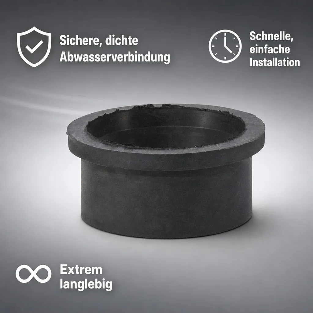 HT Rohr Manschette, Gummimanschette DN40, Abwasserrohr