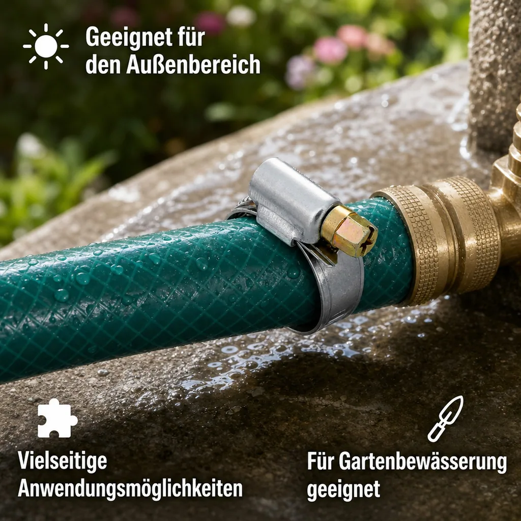 Schlauchschellen Edelstahl, W4, 12 mm, 32-50 mm, DIN 3017