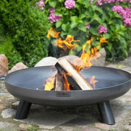 Feuerschale, 80 cm, Garten, Stahl, Gartengrill, Feuerstelle