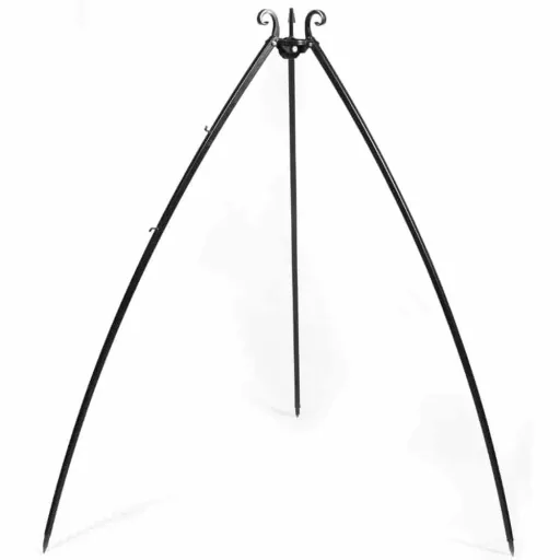 Schwenkgrill Set, Dreibein Grill 200cm, Grillrost 60cm, Gartengrill