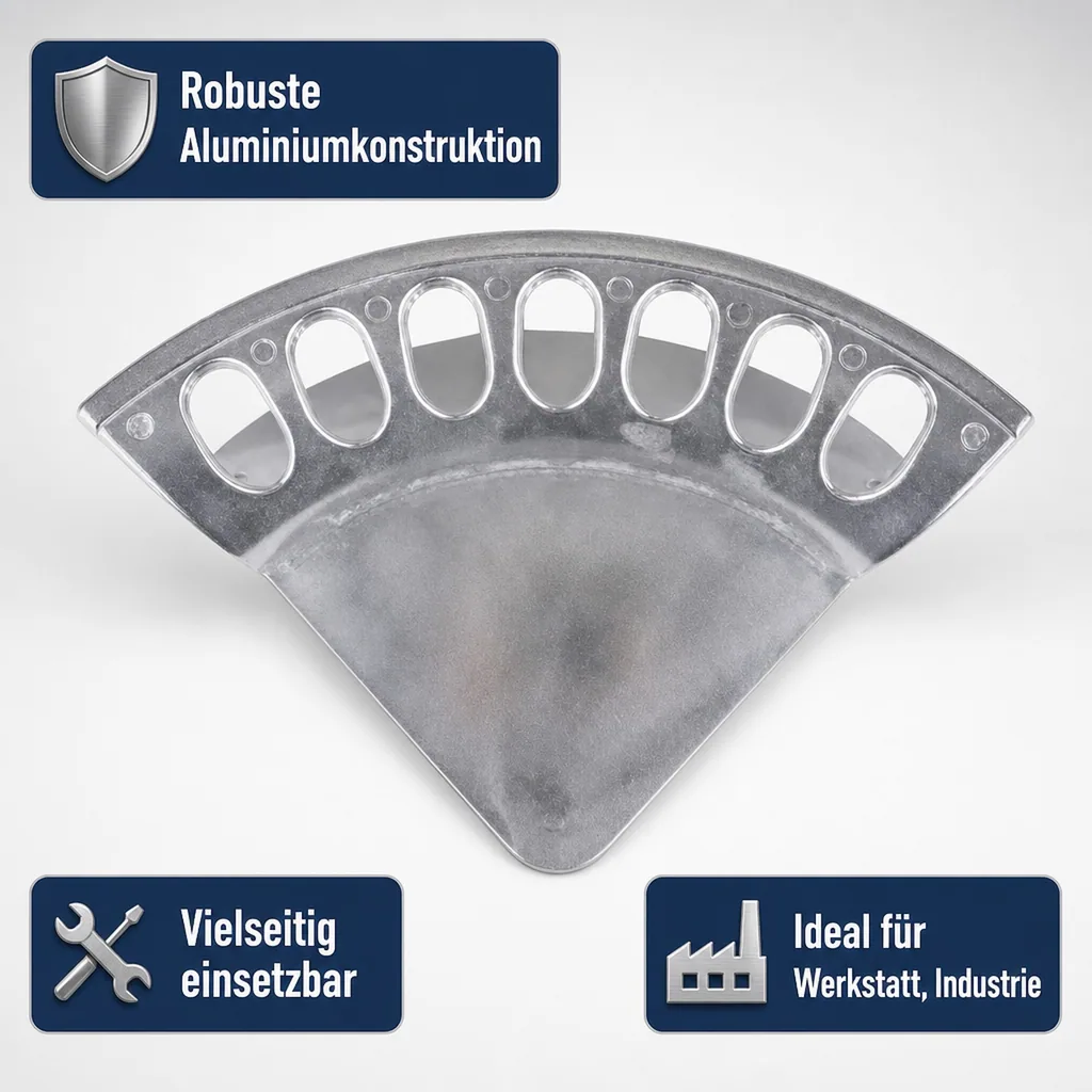 Wandschlauchhalter Alu, Schlauchhalter Wand, Grösse M, Werkstatt und Industrie