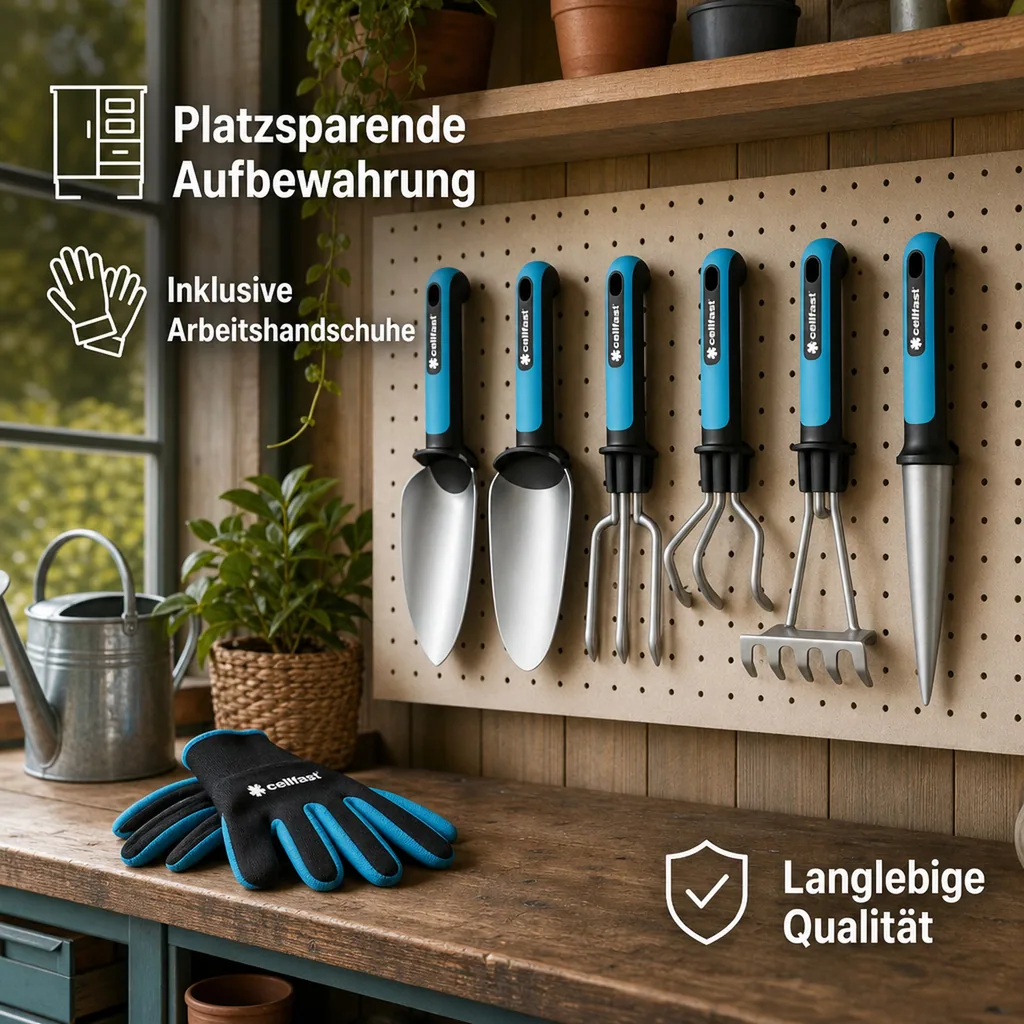 Gartenhandgeräte Set ERGO 6-teilig