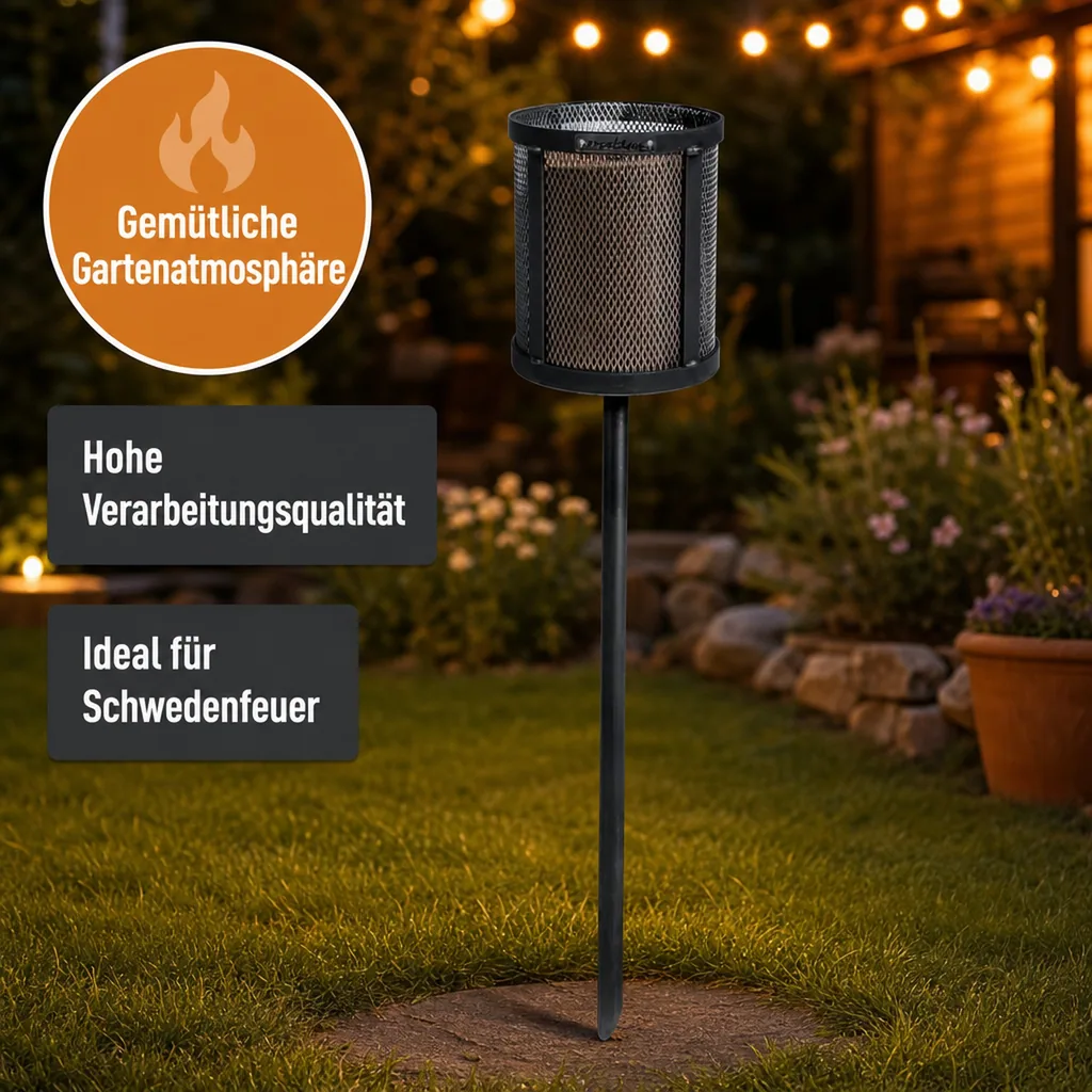 Feuerkorb, Schwedenfeuer, Feuerkorb Garten, Feuerstelle