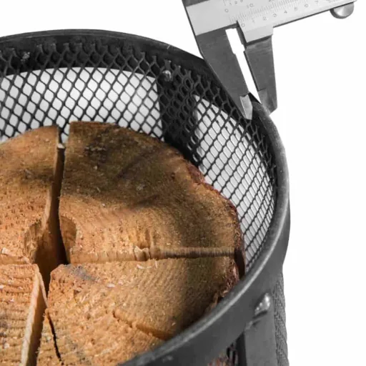 Feuerkorb, für Schwedenfeuer, aus Naturstahl, 3kg, Gartendeko