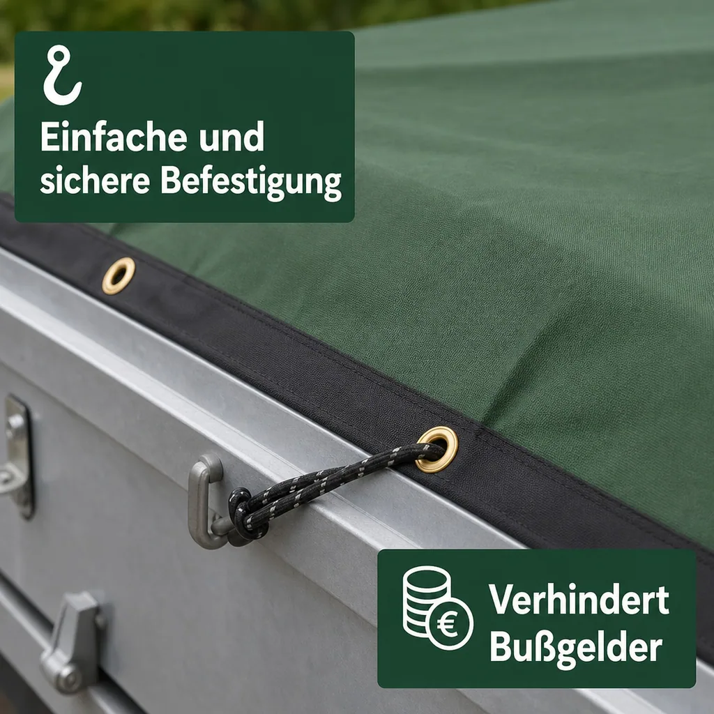 Anhänger Netz, Containernetz, Abdecknetz Anhänger 2,25x3m