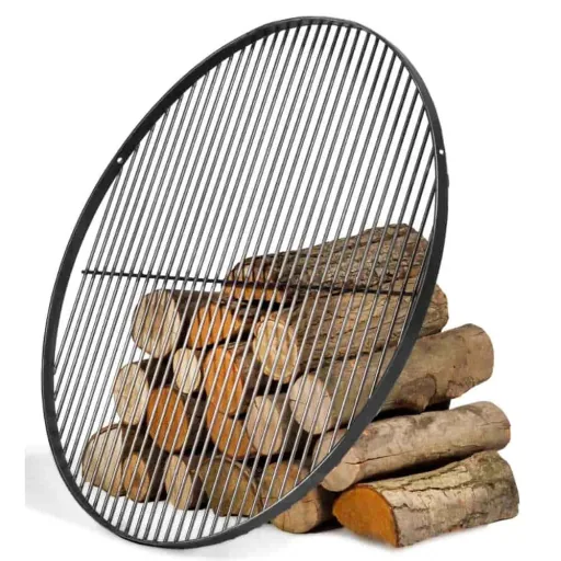 Grillrost 60 cm, Stahl Grillrost, Grillzubehör, Naturstahl