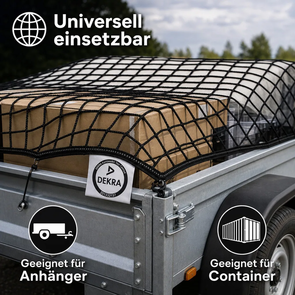 Abdecknetz 3,50 m x 4,50 m, knotenlos, reißfest, UV-beständig
