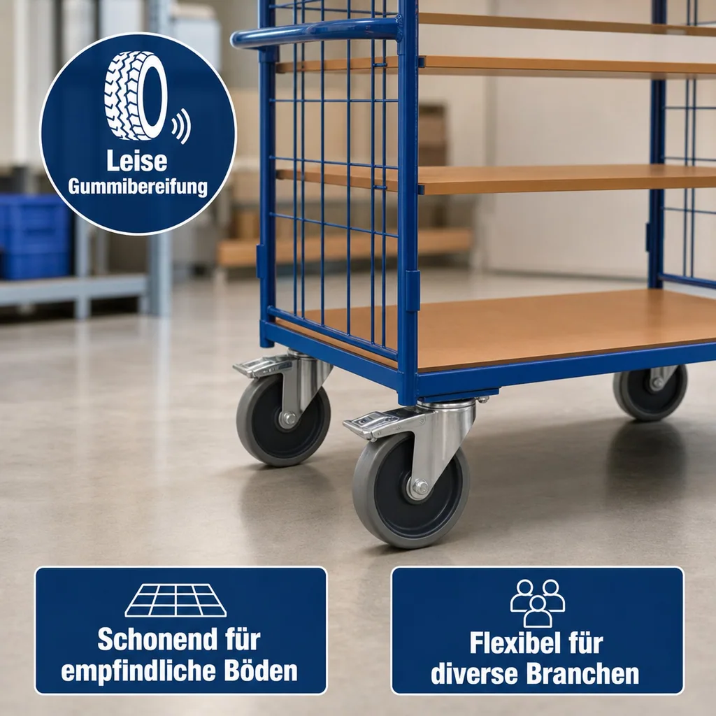 Paketwagen, Transportwagen 400 kg Traglast, Etagenwagen
