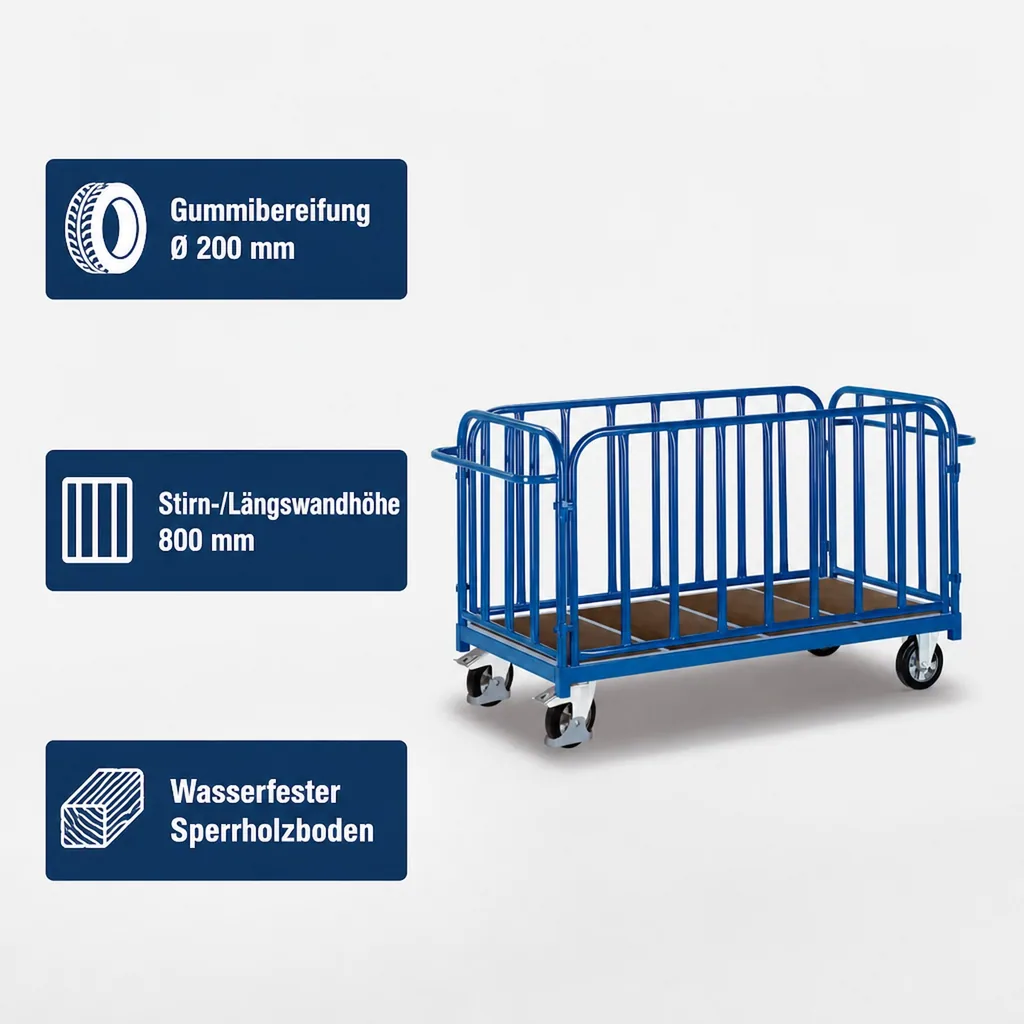 Streben Vierwandwagen 500 kg Typ S (TG)