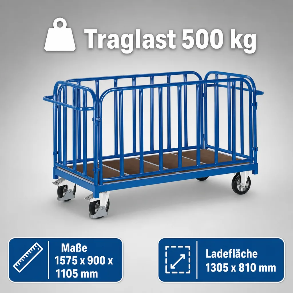Streben Vierwandwagen 500 kg Typ S (TG)