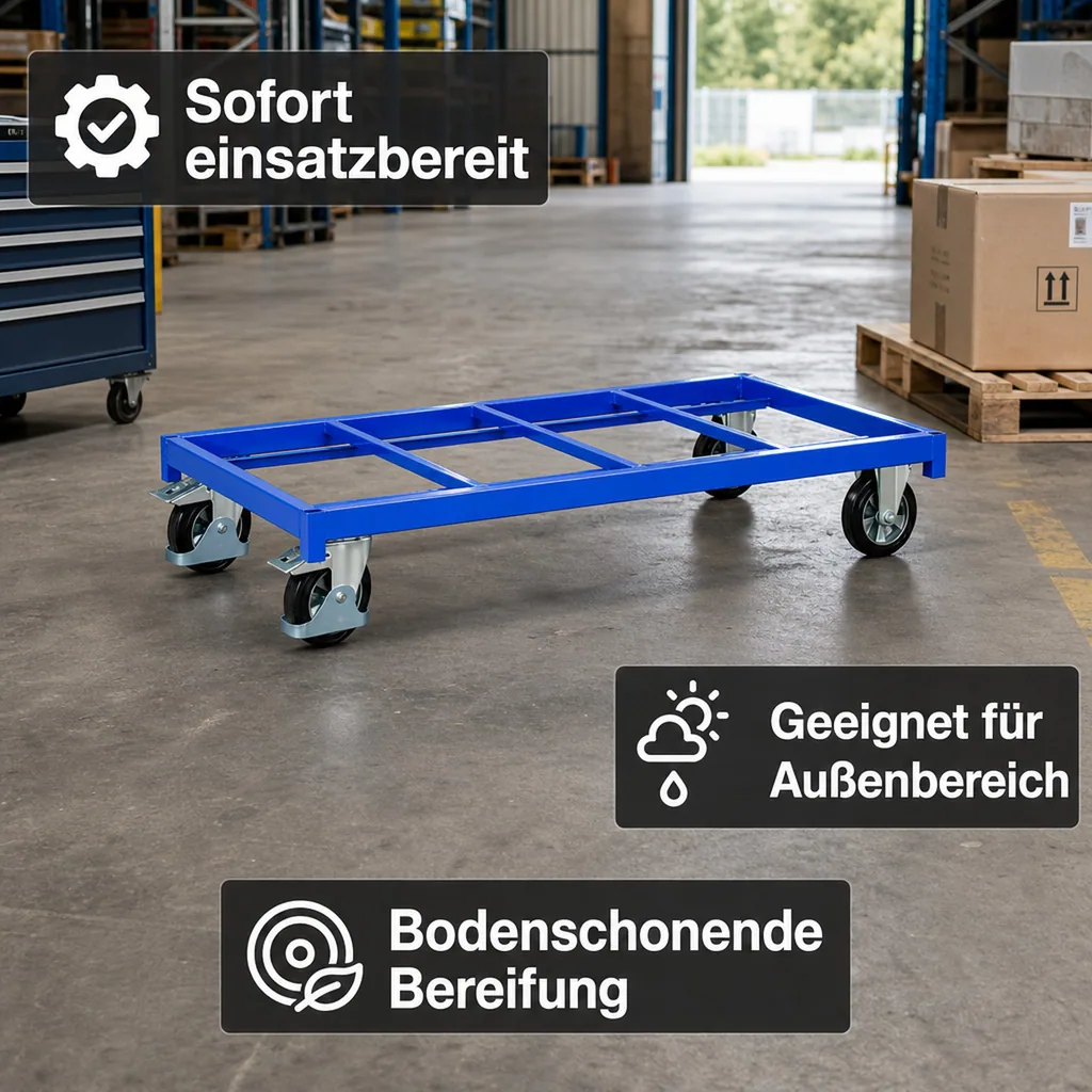 Schwerlastwagen 1200kg, Industriewagen, Transportwagen schwerlast
