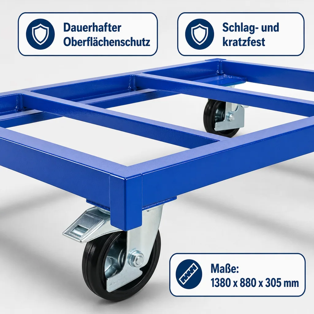 Schwerlastwagen 1200kg, Industriewagen, Transportwagen schwerlast