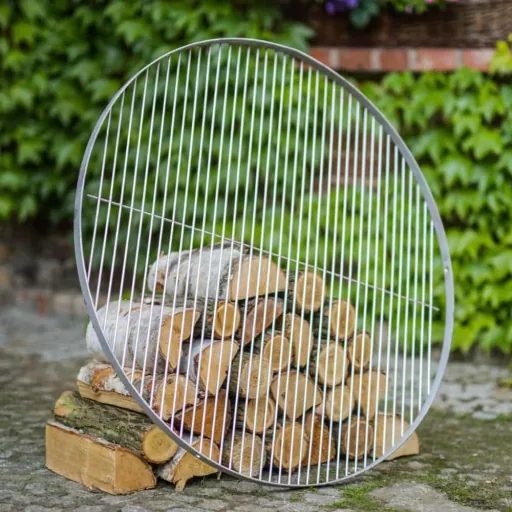 Schwenkgrill Set, Dreibein, Doppelrost 80/40cm, Gartengrill