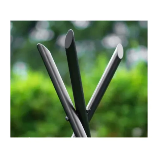 Schwenkgrill mit Dreibein, Gartengrill, 210 cm, Grillrost 70 cm, Naturstahl
