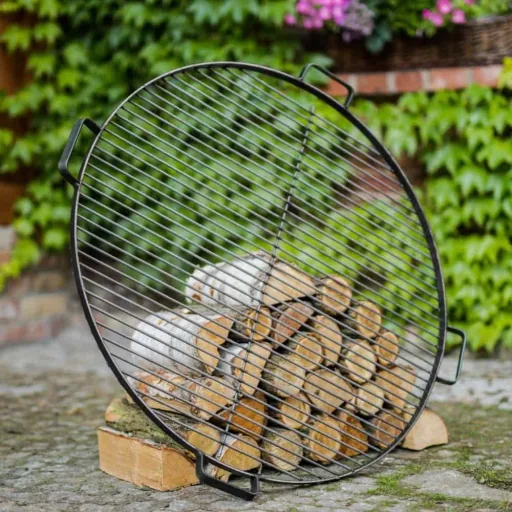 Grillrost 60 cm, für Feuerschale, rund, Stahl Rost