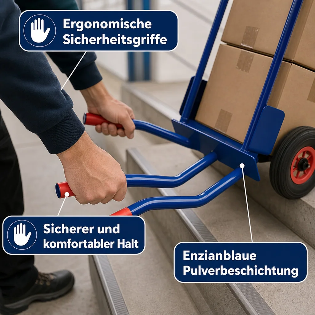 Treppentransportkarre, Tragholm für Gerätekarre, Treppenkarre