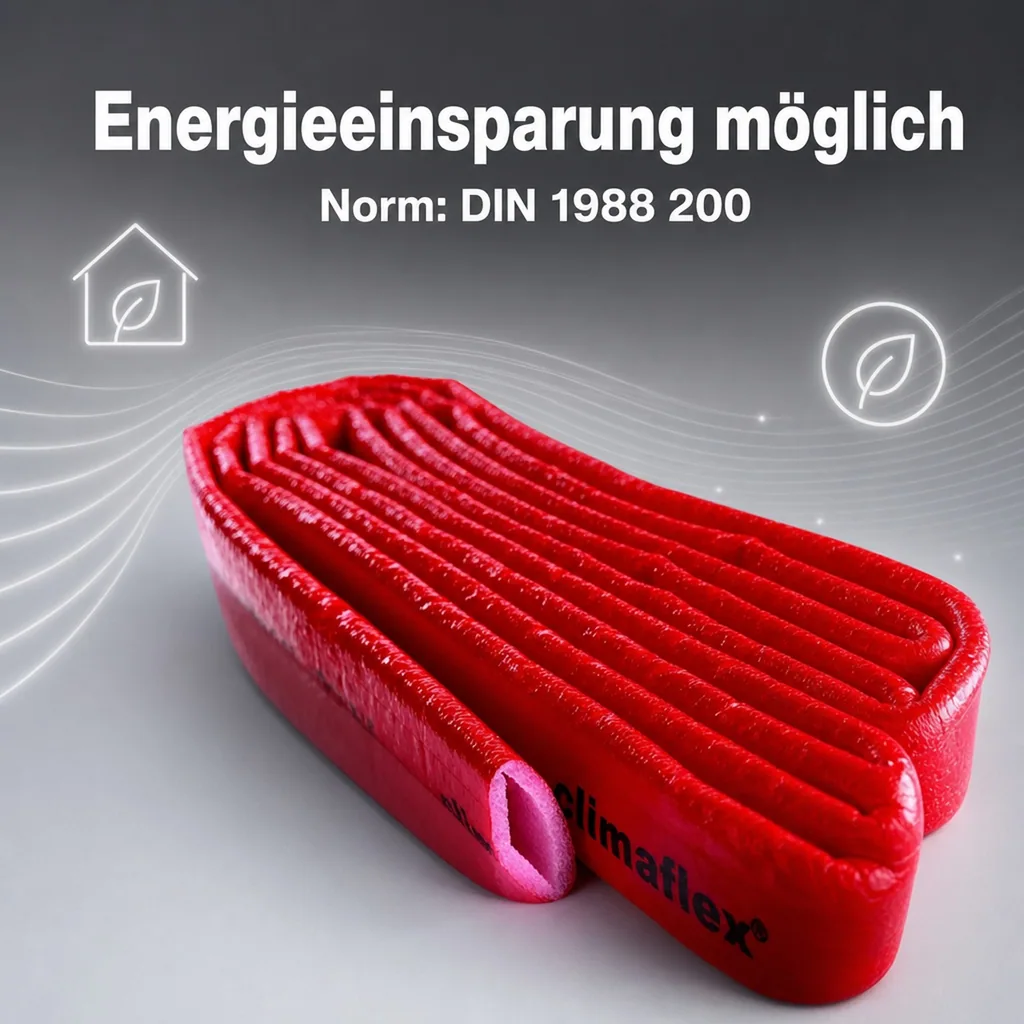 Rohrisolierung 10m, Isolierschlauch 12/15mm, 4mm Dämmung