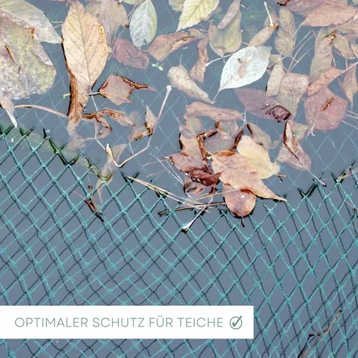 Teichschutznetz 4x50m 200qm, engmaschig, robust