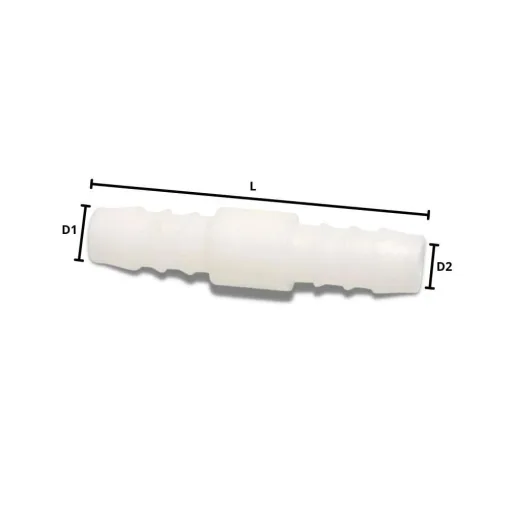 Schlauchverbinder 12mm, Kunststoff