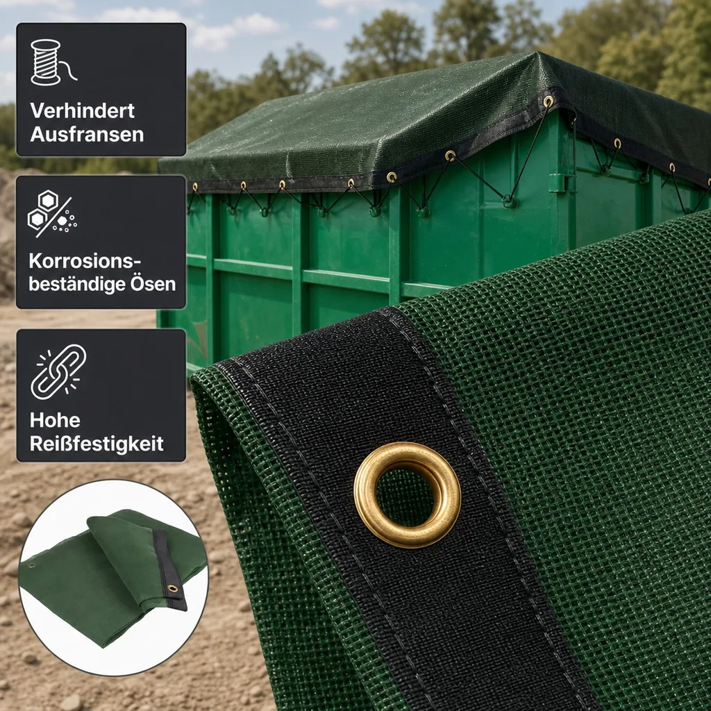 Anhängernetz, Containernetz, 3,2 x 8 m, Feinmaschiges Netz