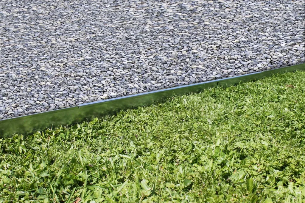 Rasenkanten Metall 18.5 cm x 120 cm | Beeteinfassung | Beetumrandung | Beetbegrenzungen, Color-GS: ohne Farbe