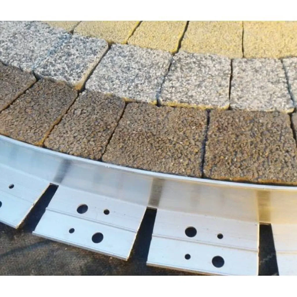 Ultra Starke Alu Rasenkanten 38mm x 100cm | Beeteinfassung | Beetumrandung | Beetbegrenzungen