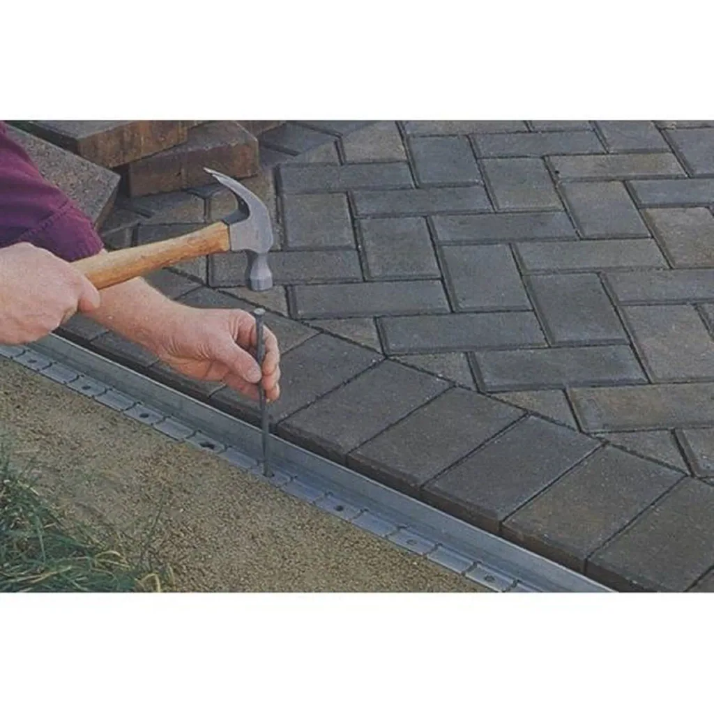 Ultra Starke Alu Rasenkanten 38mm x 100cm | Beeteinfassung | Beetumrandung | Beetbegrenzungen