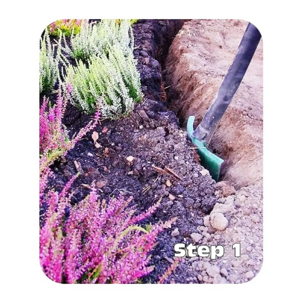 Rasenkantenband aus Kunststoff 10cm x 6m | Rasenkanten | Beeteinfassung | Beetumrandung | Beetbegrenzungen