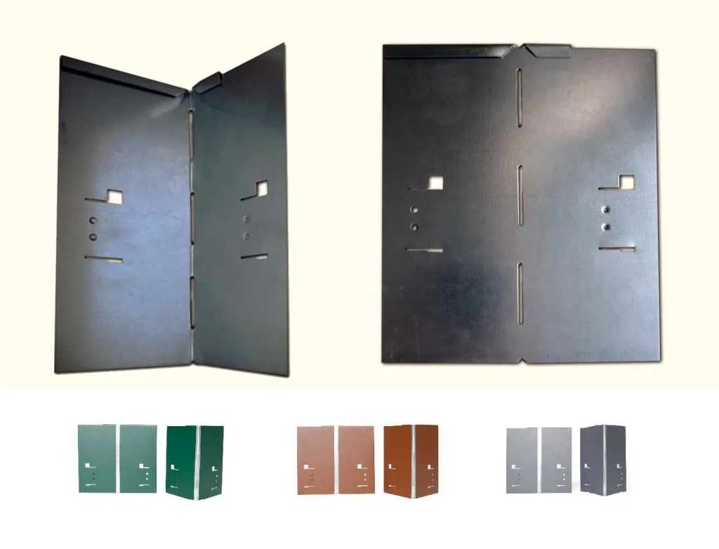 Alu/Zink Ecke für Rasenkanten Metall 13.5cm  | Rasenkanten | Beeteinfassung | Beetumrandung | Beetbegrenzungen, Color-GS: ohne Farbe