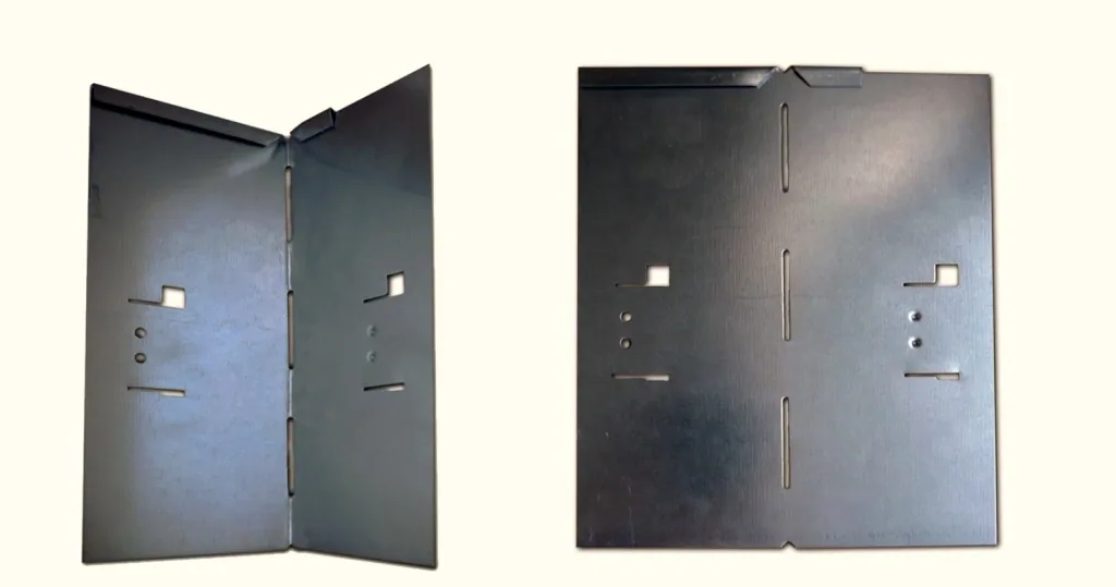 Alu/Zink Ecke für Rasenkanten Metall 13.5cm  | Rasenkanten | Beeteinfassung | Beetumrandung | Beetbegrenzungen, Color-GS: ohne Farbe