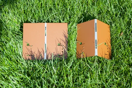 Alu/Zink Ecke für Rasenkante 18.5cm | Rasenkanten | Beeteinfassung | Beetumrandung | Beetbegrenzungen, Color-GS: ohne Farbe