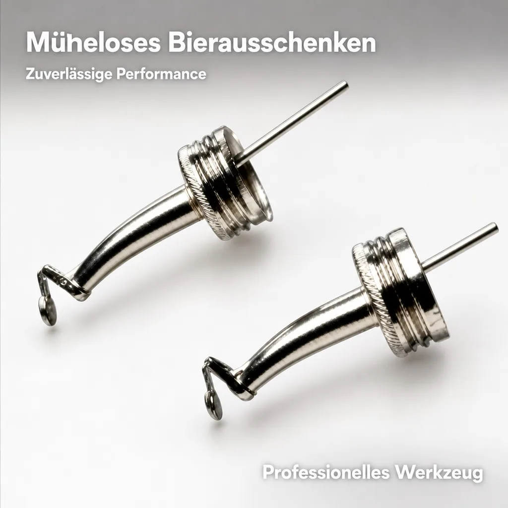 Professioneller Ausgießer, Metall - 28mm & 31,5mm Gewinde, Robust & Leicht zu Reinigen, Gewindegrößen: 31.5 mm