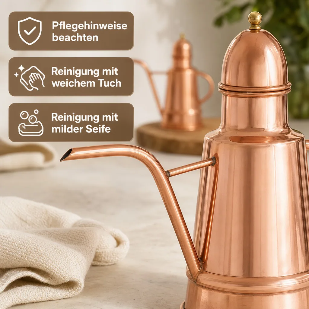 Oil Dispenser, Ölflasche aus Kupfer und Messing, Liter: 0.5 Liter