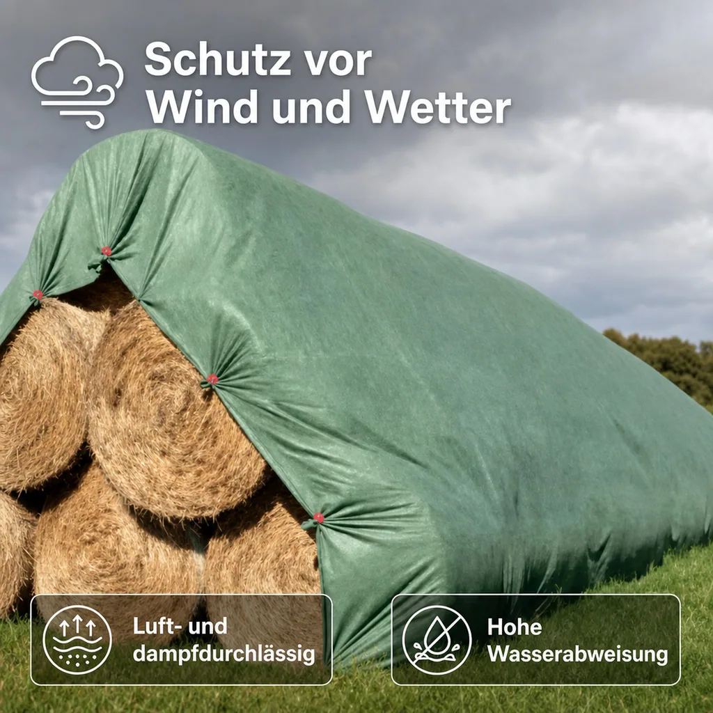 Strohvlies Schutzvliese 140g/m² 15,6m x 25m (390m²)